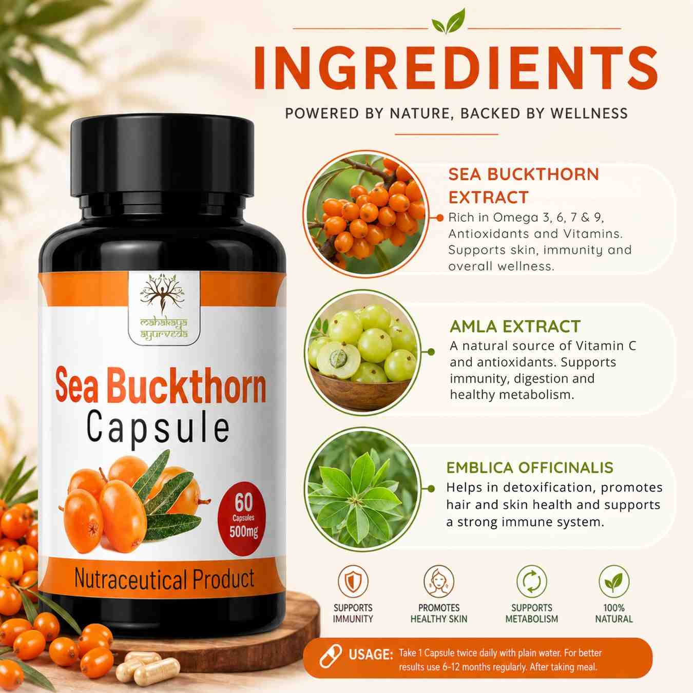 Sea Buckthorn Capsule