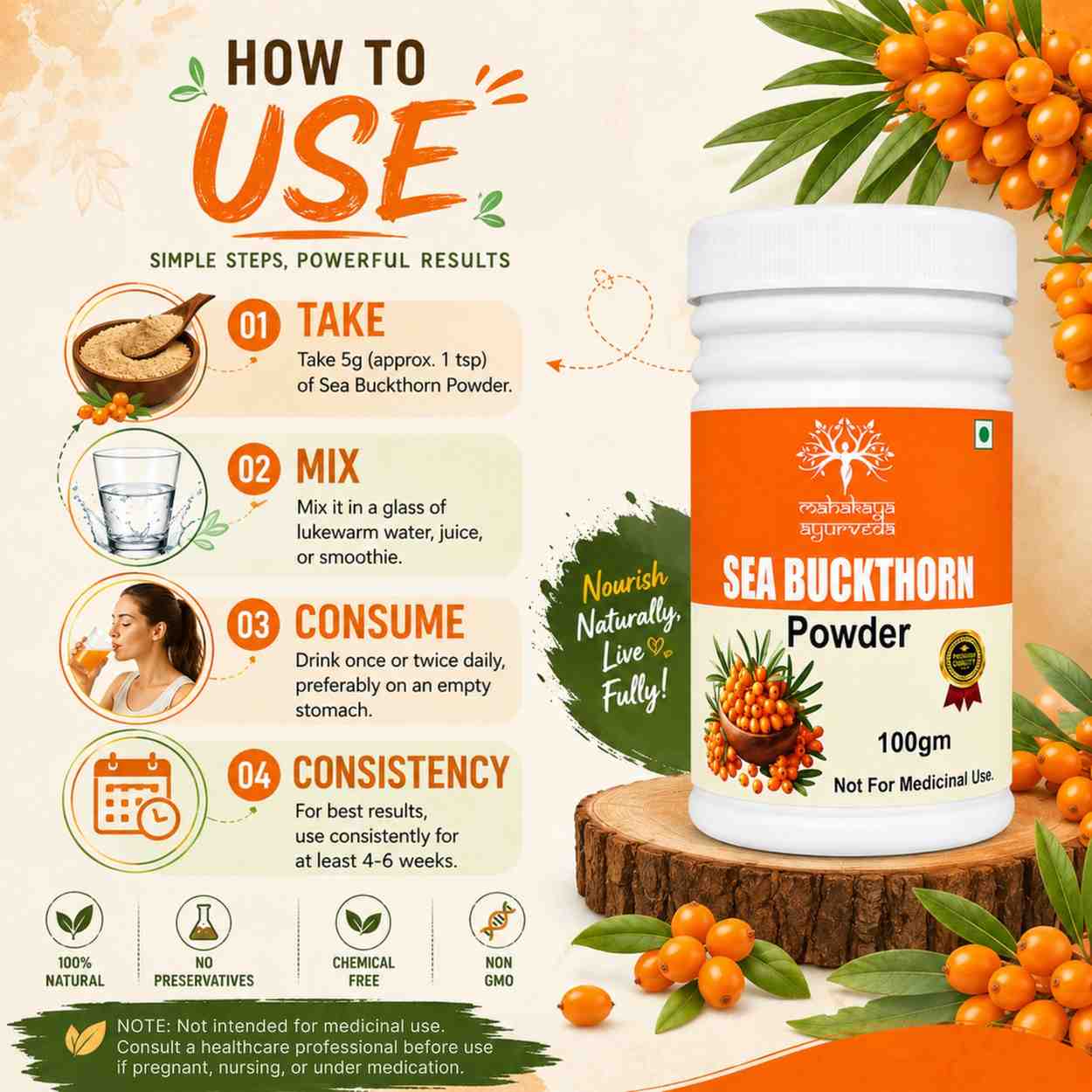 Sea Buckthorn Powder